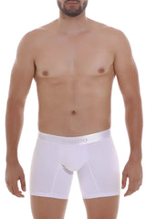 White unico 22120100205 cristalino m22 boxer briefs with smooth form fitting design and subtle elastic waistband