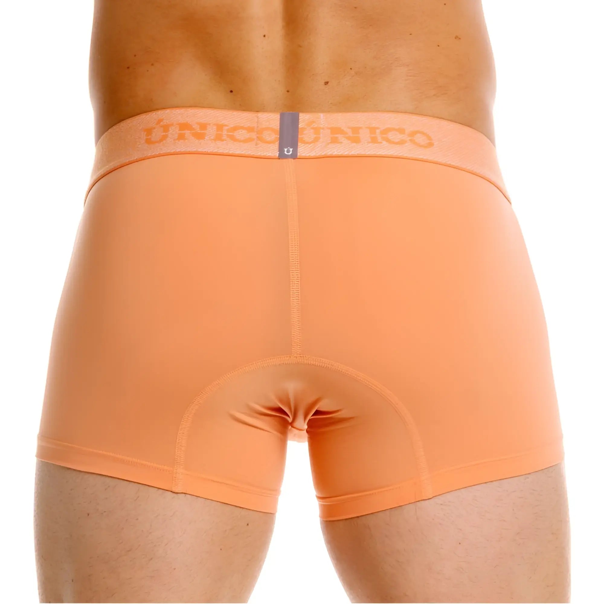 Unico 26040100122 classic apricot briefs with subtle textured waistband and reinforced stitching for premium support