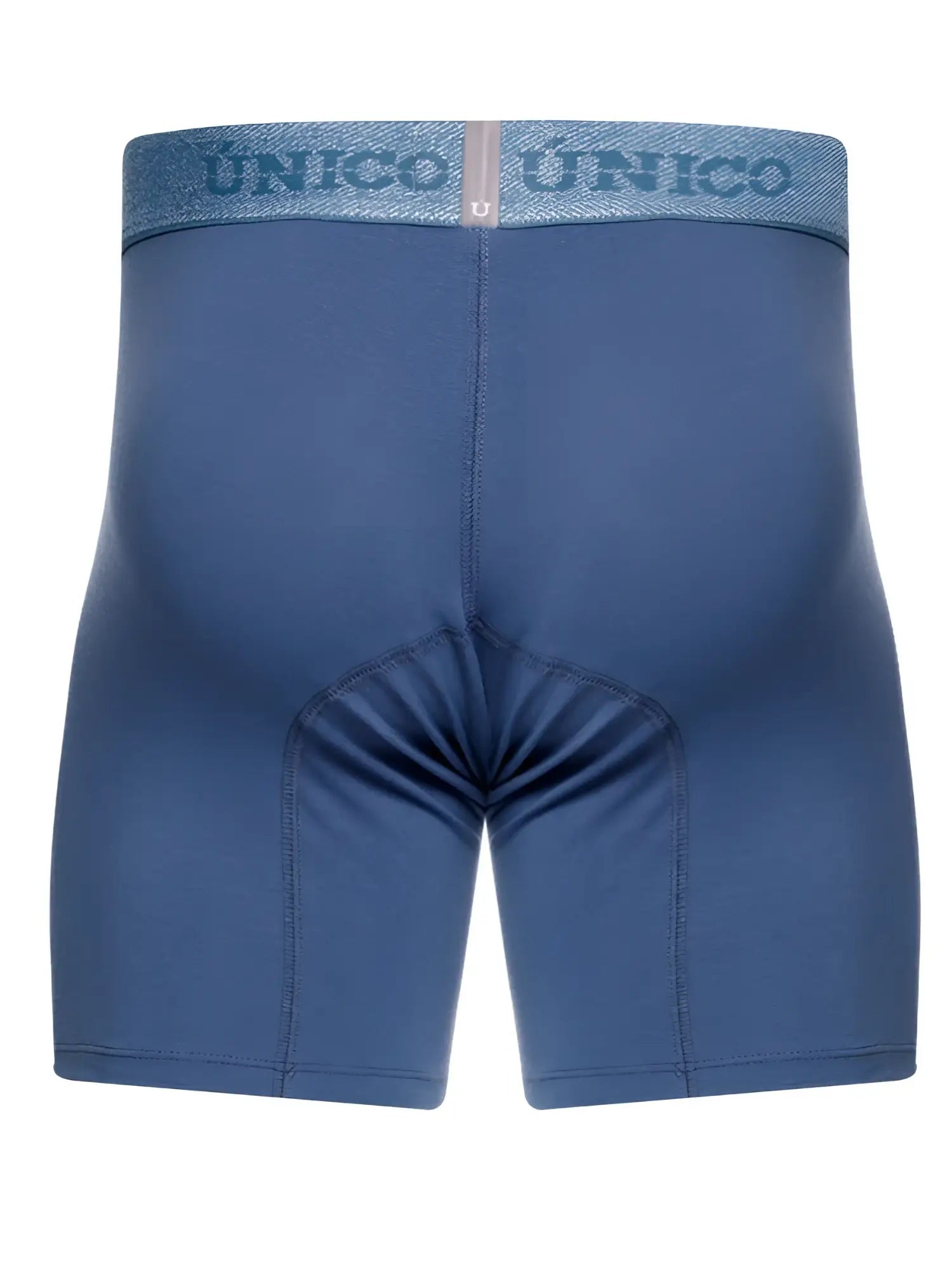 Blue unico classic boxer briefs in teal with textured waistband and reinforced stitching for premium comfort and style
