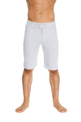 Urban tactical at home dress shorts heather grey in light gray with minimalist design and subtle cargo pockets