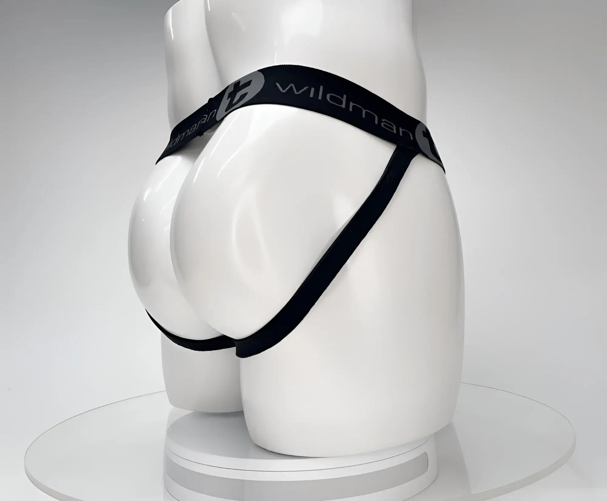 Black wildman brand cotton briefs with sleek minimalist design and elastic waistband from wildmant cotton monster cock jockstrap