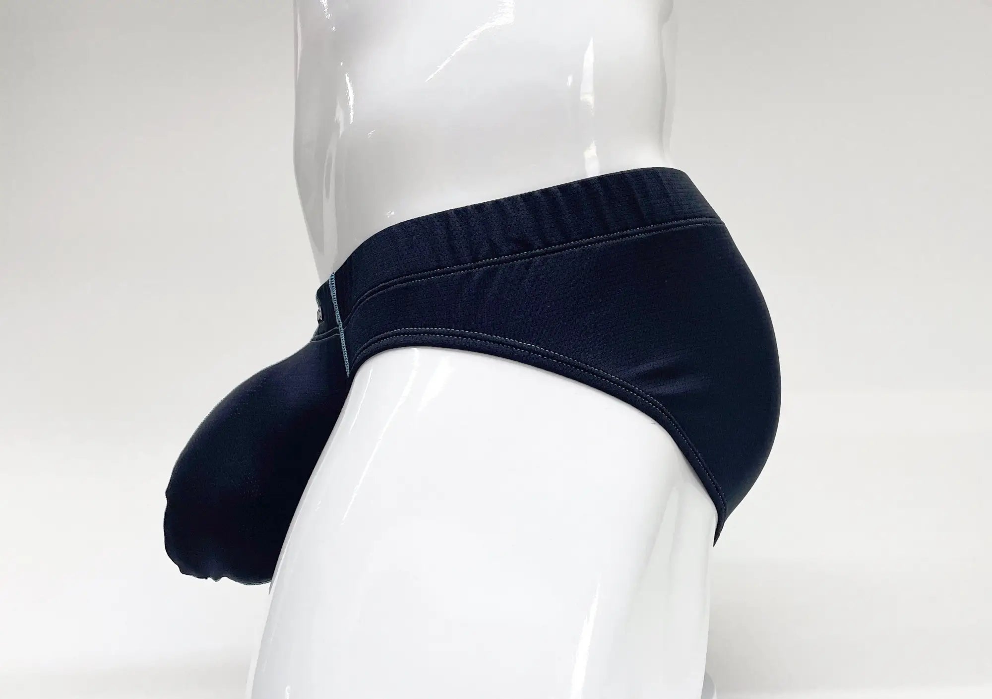 Wildmant stitch big boy pouch brief blue men’s dark navy briefs with supportive contoured design and reinforced stitching