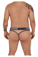 Black and transparent mesh men’s briefs with men treme waistband branding from xtremen 91091x microfiber thongs pink