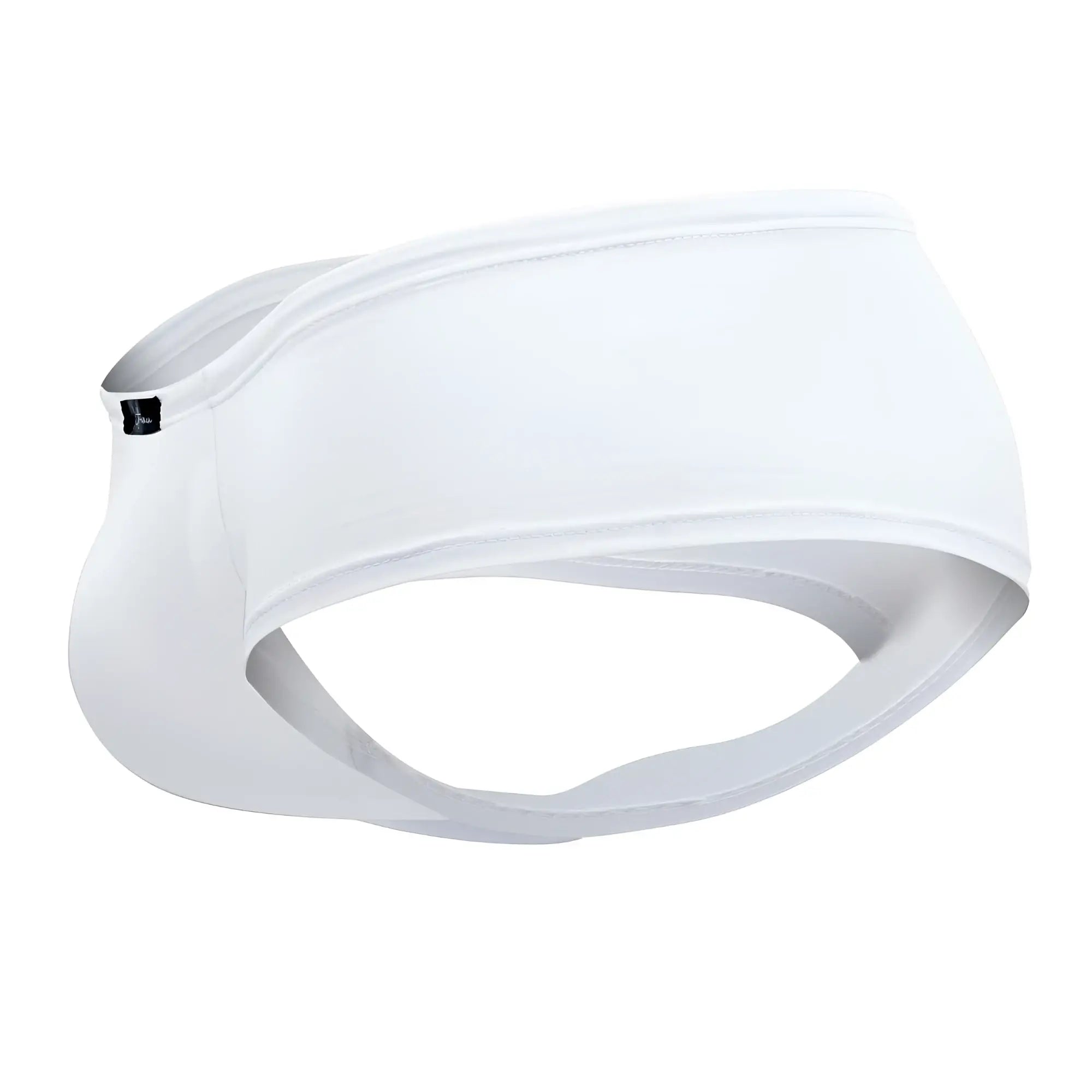 White xtremen 91103x microfiber trunks featuring a smooth elastic headband with subtle edge stitching