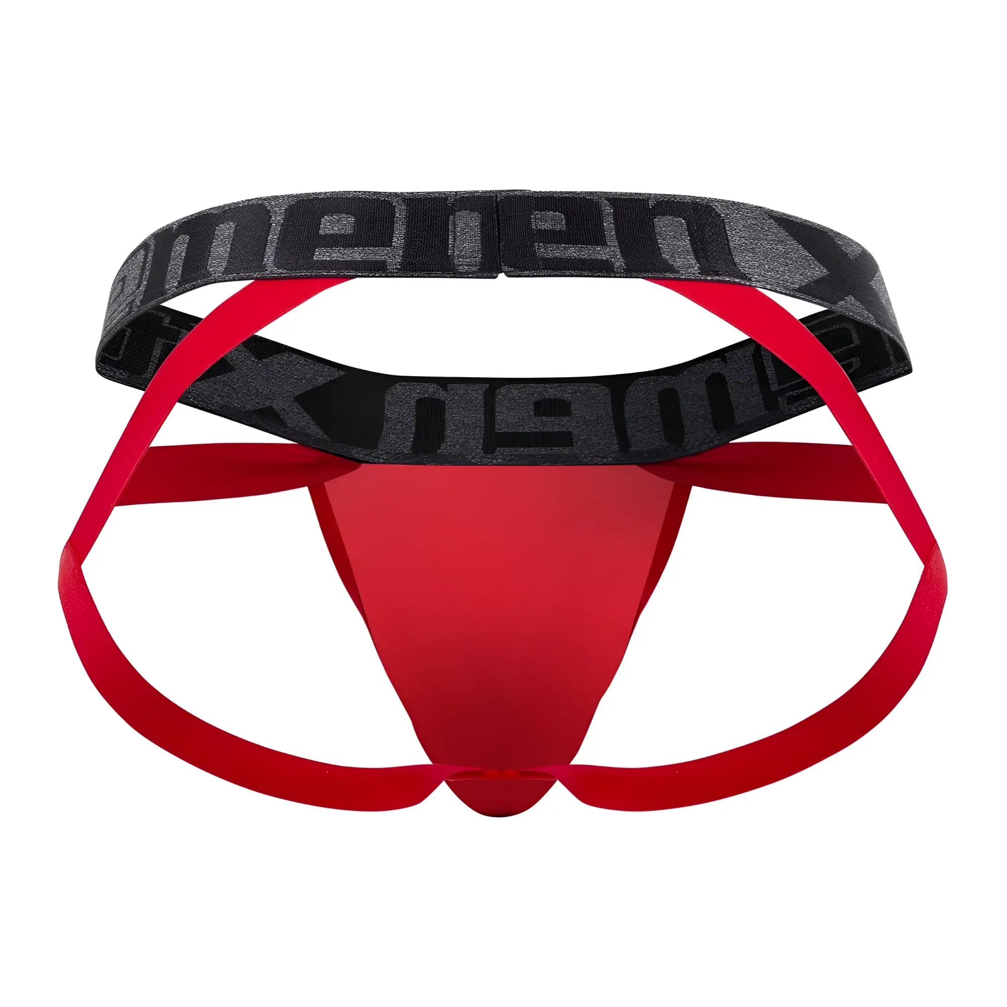 Xtremen 91128 snake print red and black men’s briefs with bold contrasting design for active wear