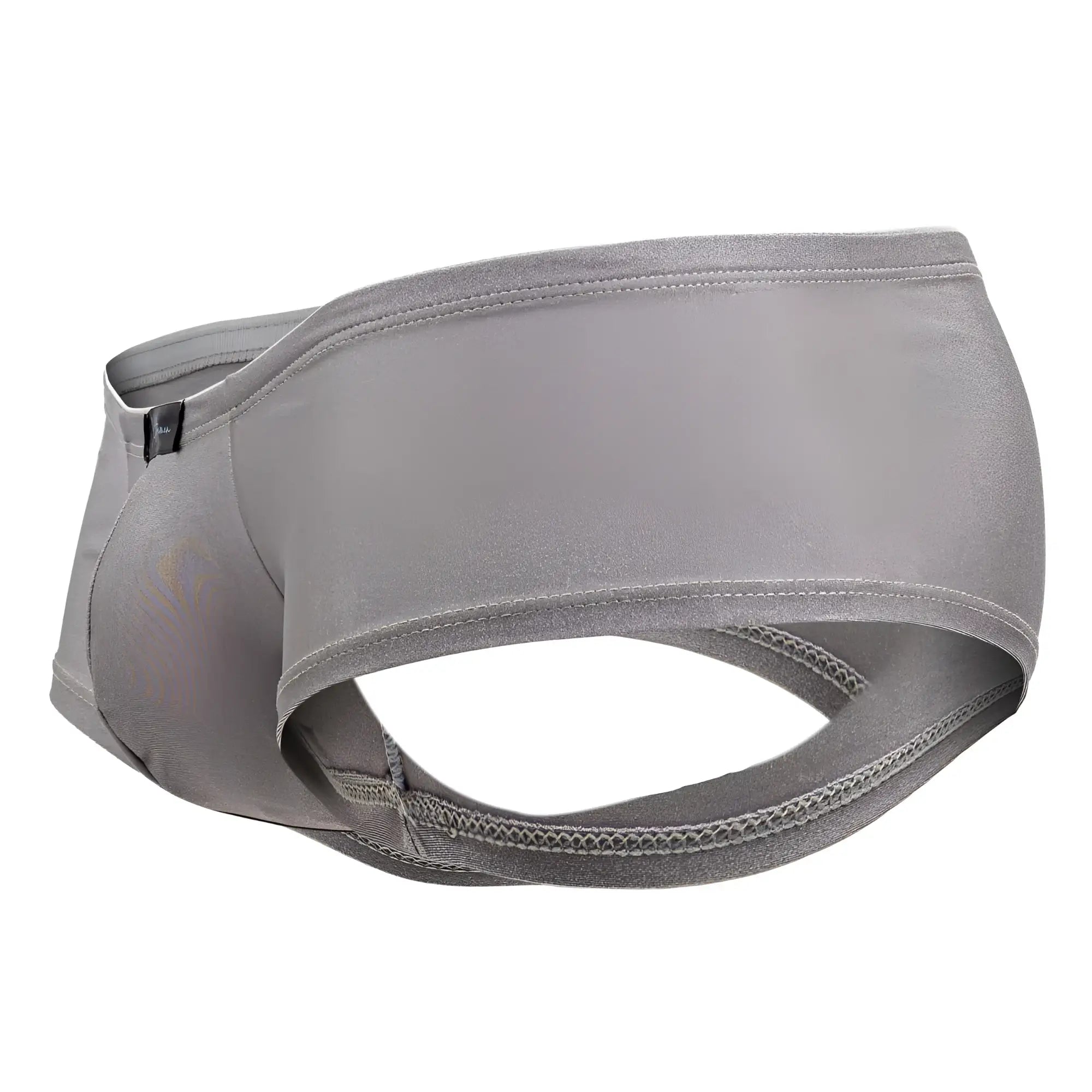 Gray xtremen 91180 microfiber trunks made of smooth stretchy fabric with a sleek modern design in silver color