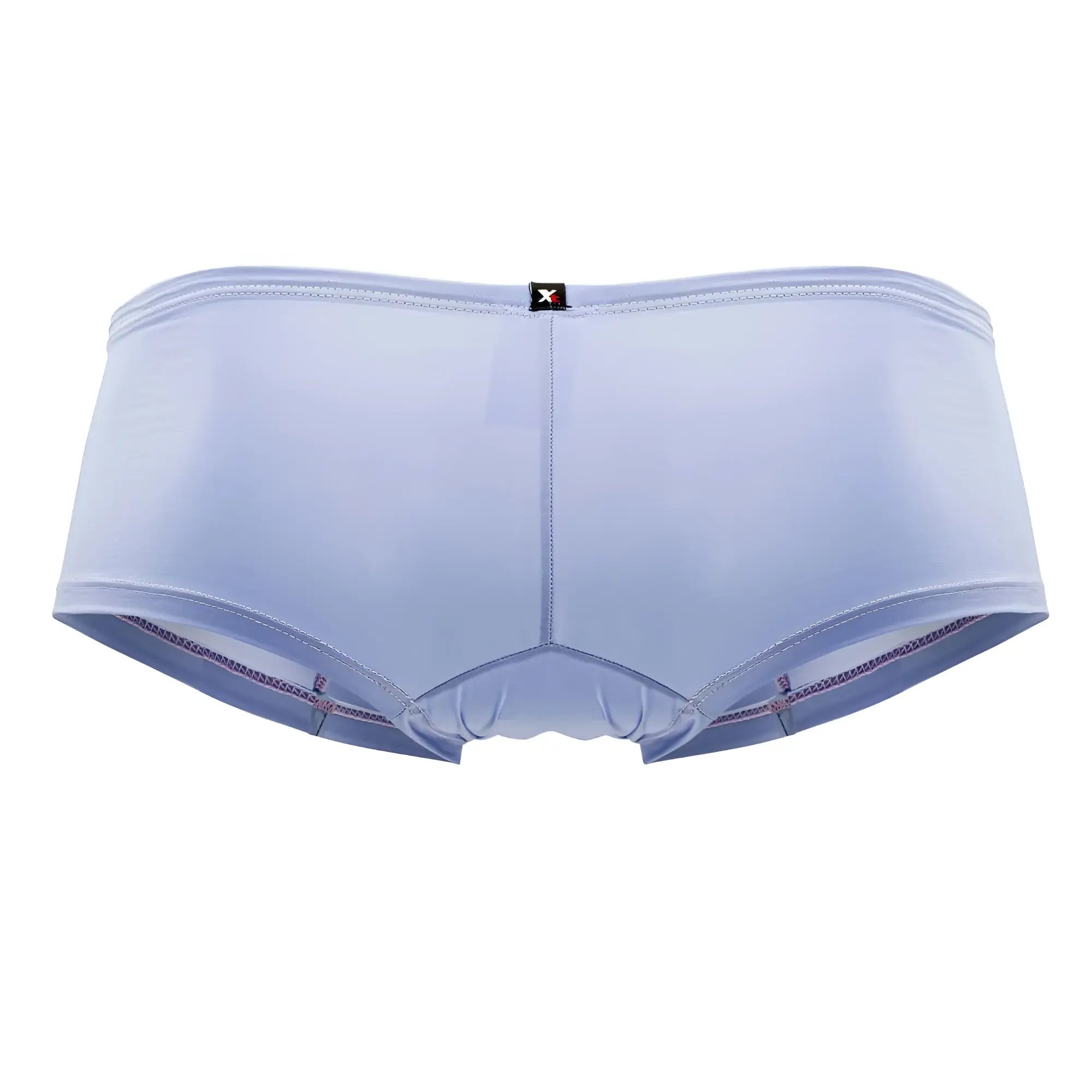 Xtremen 91181 microfiber lilac men’s briefs with smooth texture subtle seams and black logo tag at waistband