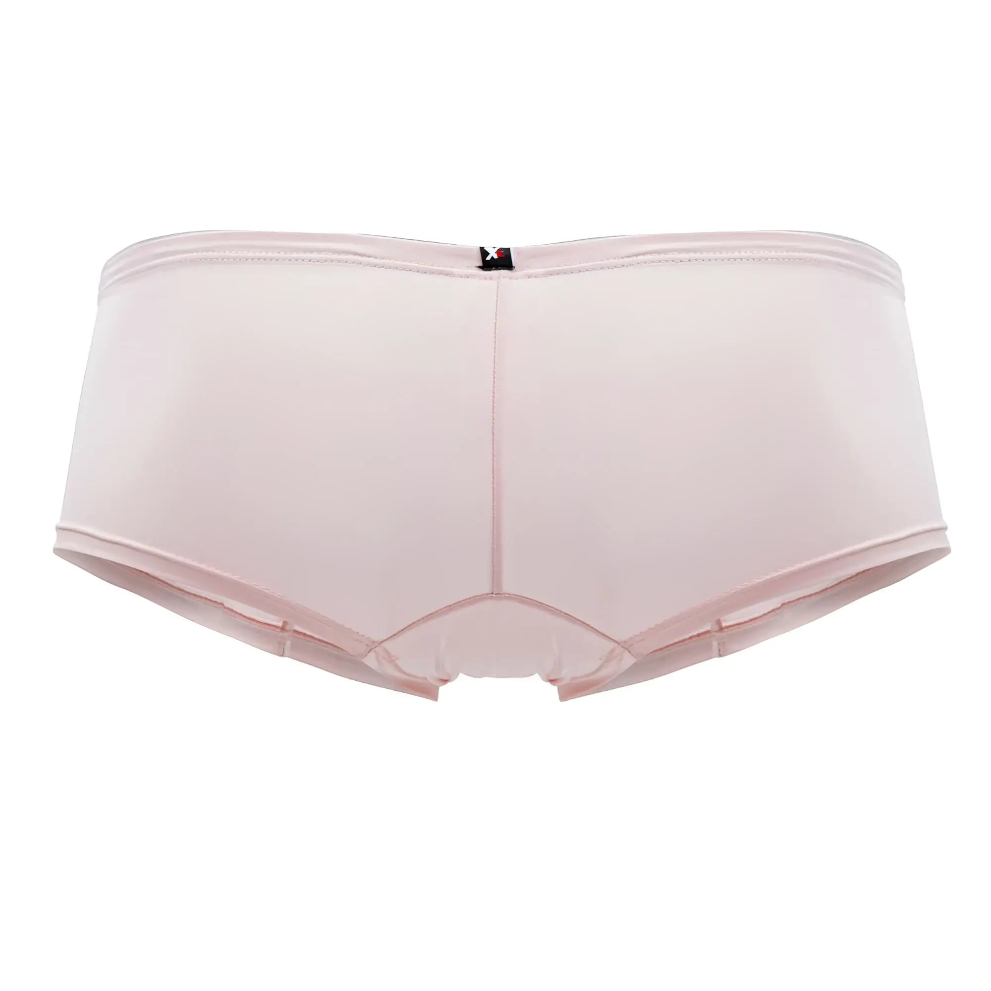 Xtremen 91181 microfiber trunks in soft pink featuring a seamless brief design with subtle waistband and black logo