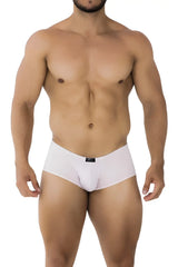 Xtremen 91181 microfiber pink trunks with snug fit and small black logo on the waistband