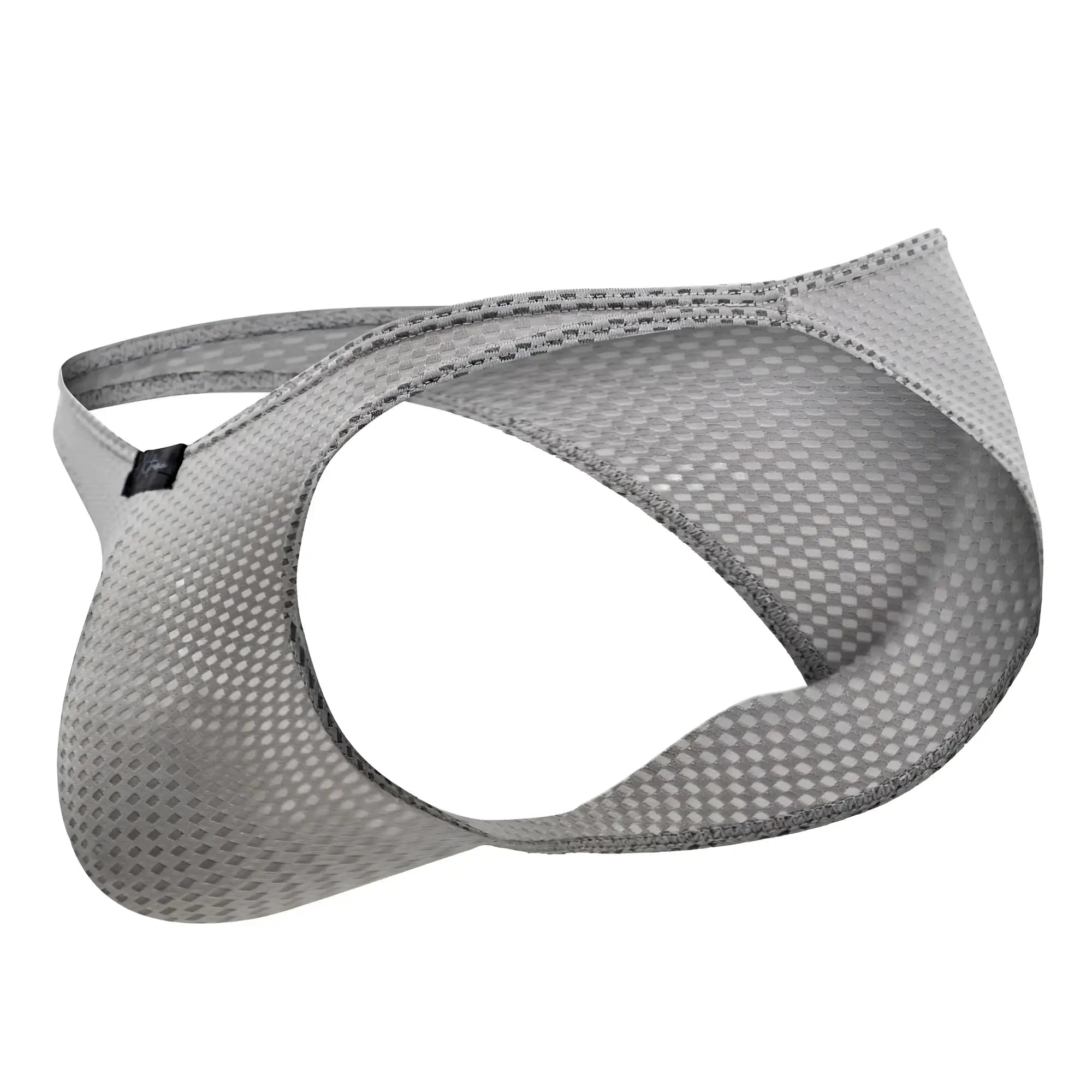 Xtremen 91186 gray mesh bikini briefs for men with sleek form fitting design and reinforced stitching along edges