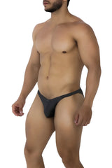Xtremen 91201 jacquard bikini black form-fitting briefs with sleek minimalist design for comfortable everyday wear