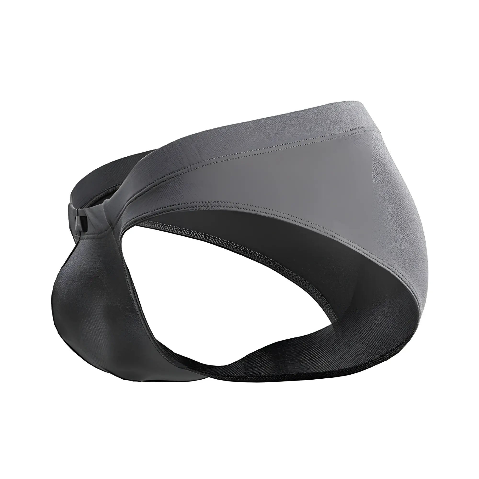 Xtremen 91207B gray microfiber athletic briefs with a sleek black form-fitting design for active wear