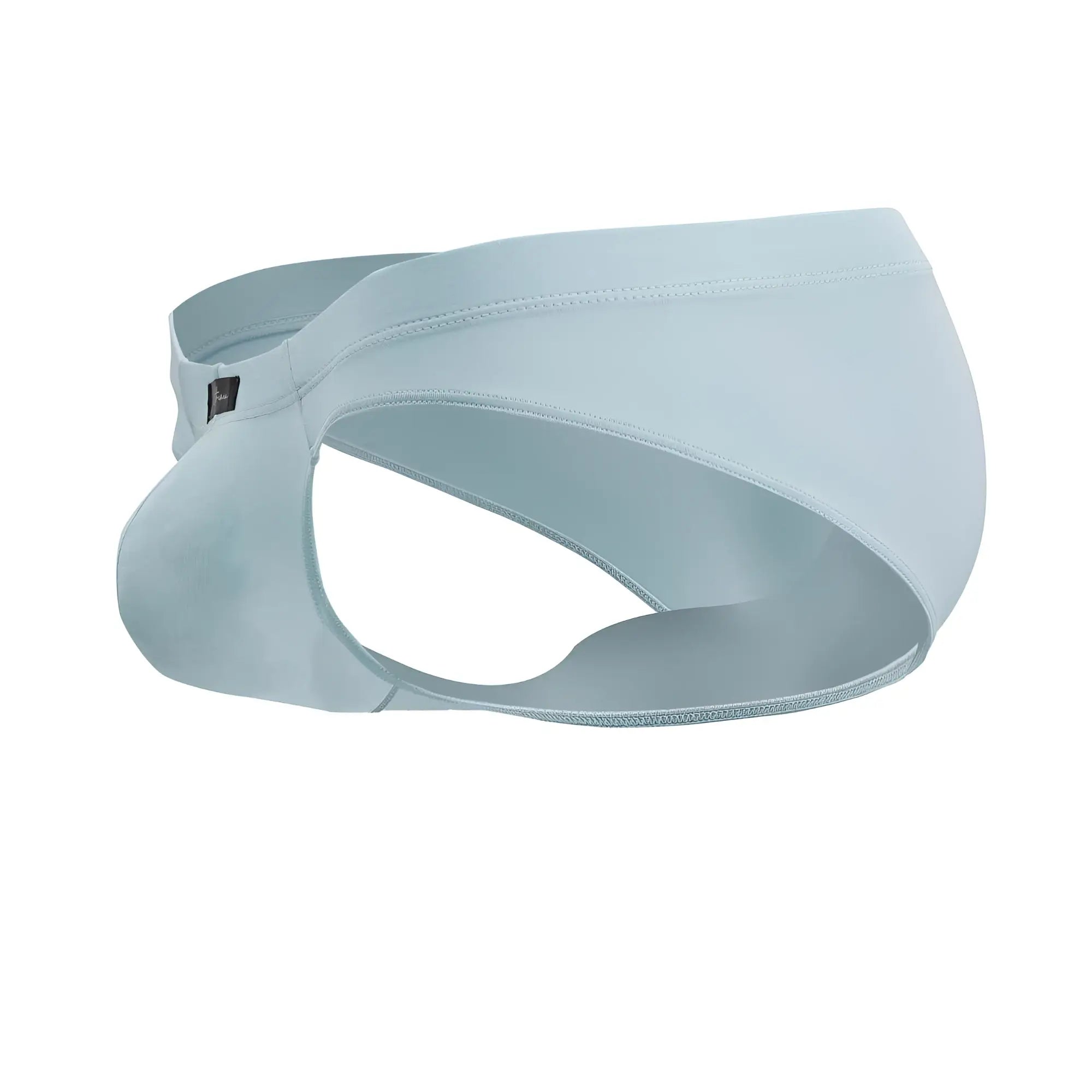 Light blue xtremen 91218 microfiber briefs with smooth fabric and contoured design for men