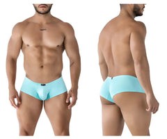 Light blue xtremen 91219 microfiber trunks with smooth form-fitting design in color seawater for men
