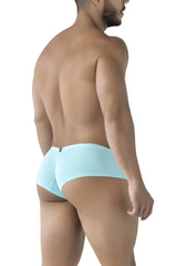 Light blue xtremen 91219 microfiber trunks back side with seamless design and subtle logo on seawater waistband