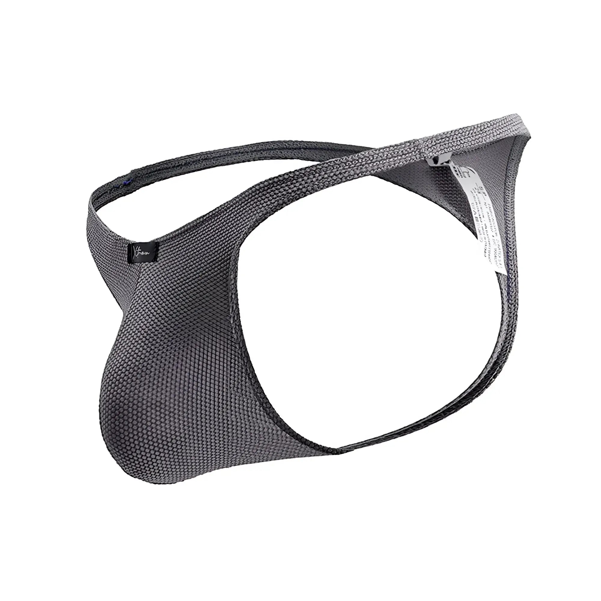 Gray xtremen 91223 microfiber briefs with supportive contoured design and adjustable waistband