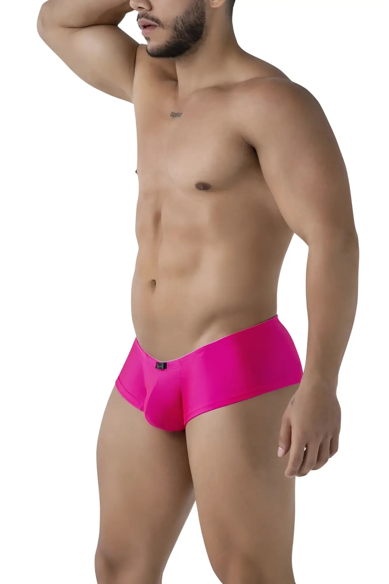 Xtremen 91234 microfiber trunks in bright fuchsia with sleek form-fitting design and subtle waistband logo