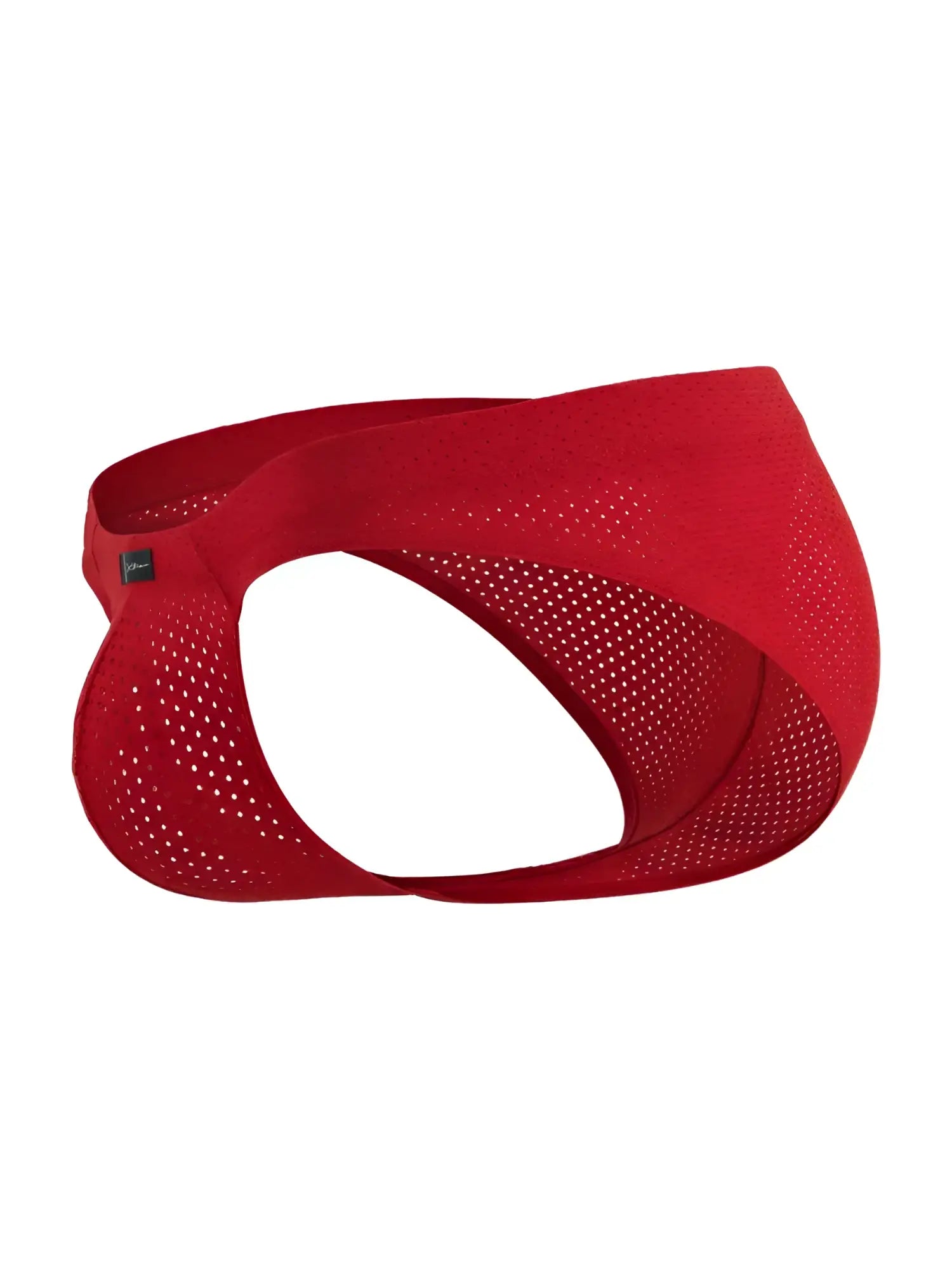 Xtremen 91270 red microfiber mesh briefs with perforated mesh and sleek form-fitting design