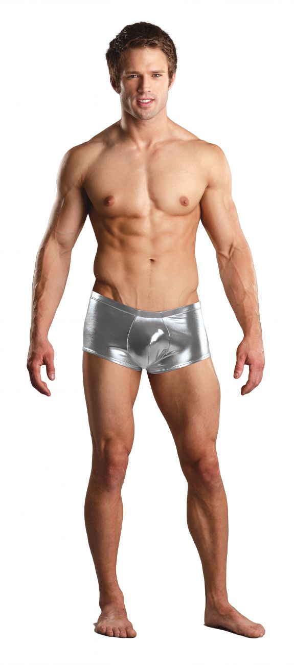 Male Power 153070 Heavy Metal Mini Short Boxershorts Farbe Silber