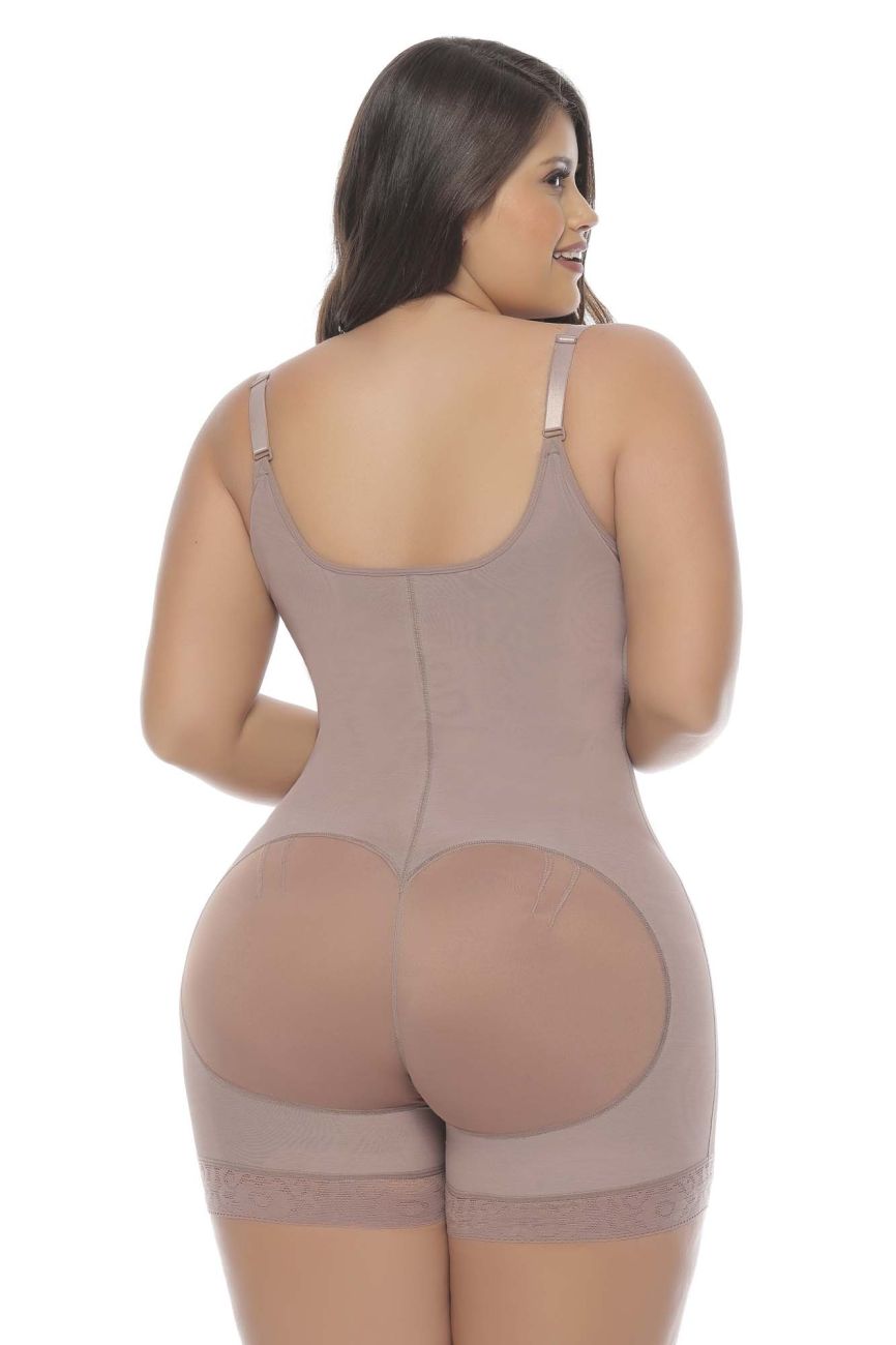 365me Shapewear G002 Control Bodysuits Alexa Color Cocoa