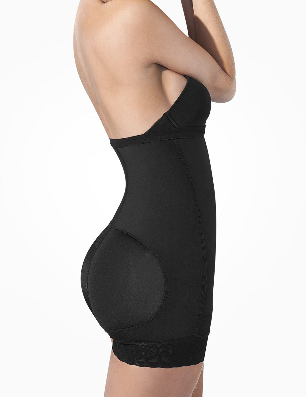 Ann Chery 4013 Latex Shirly Trägerlose Shapewear Farbe Schwarz