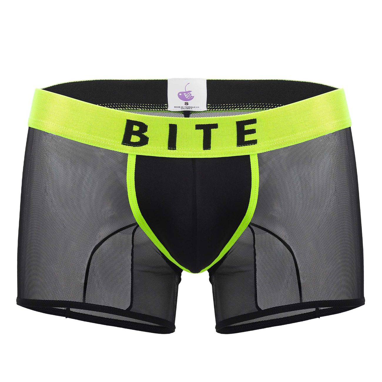 BiteWear BW2023103 Luminous Lime Trunks Farbe Grün