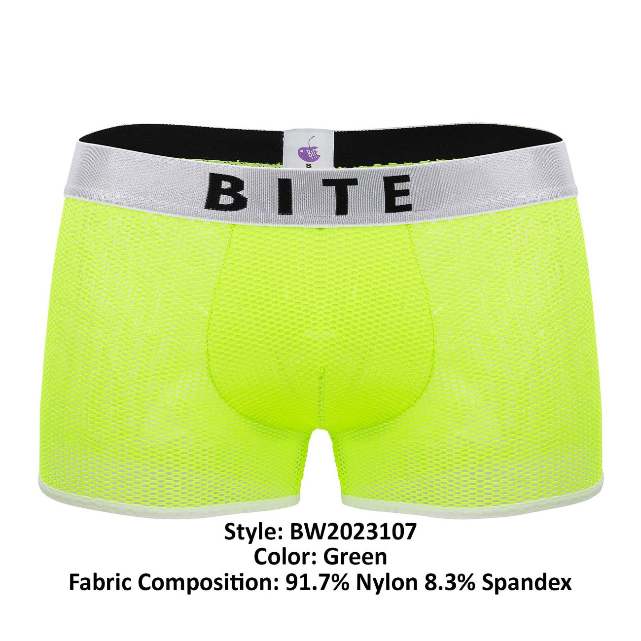 BiteWear BW2023107 Bright Kumquat Trunks Farbe Grün