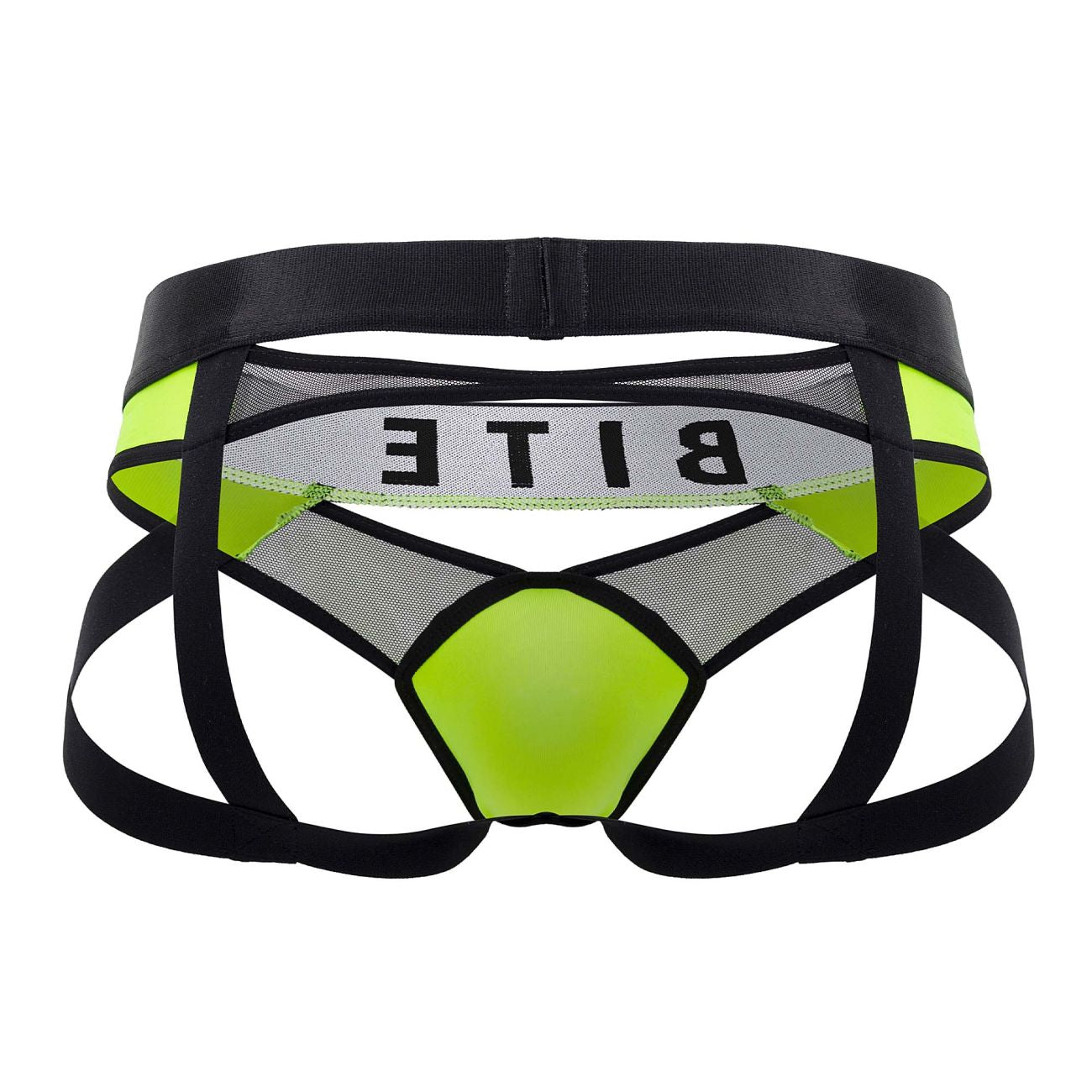 BiteWear BW2023108 Tuxedo Banana Jockstrap Couleur Vert