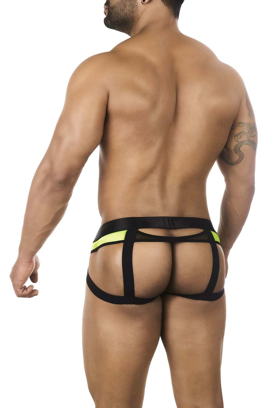 BiteWear BW2023108 Tuxedo Banana Jockstrap Couleur Vert