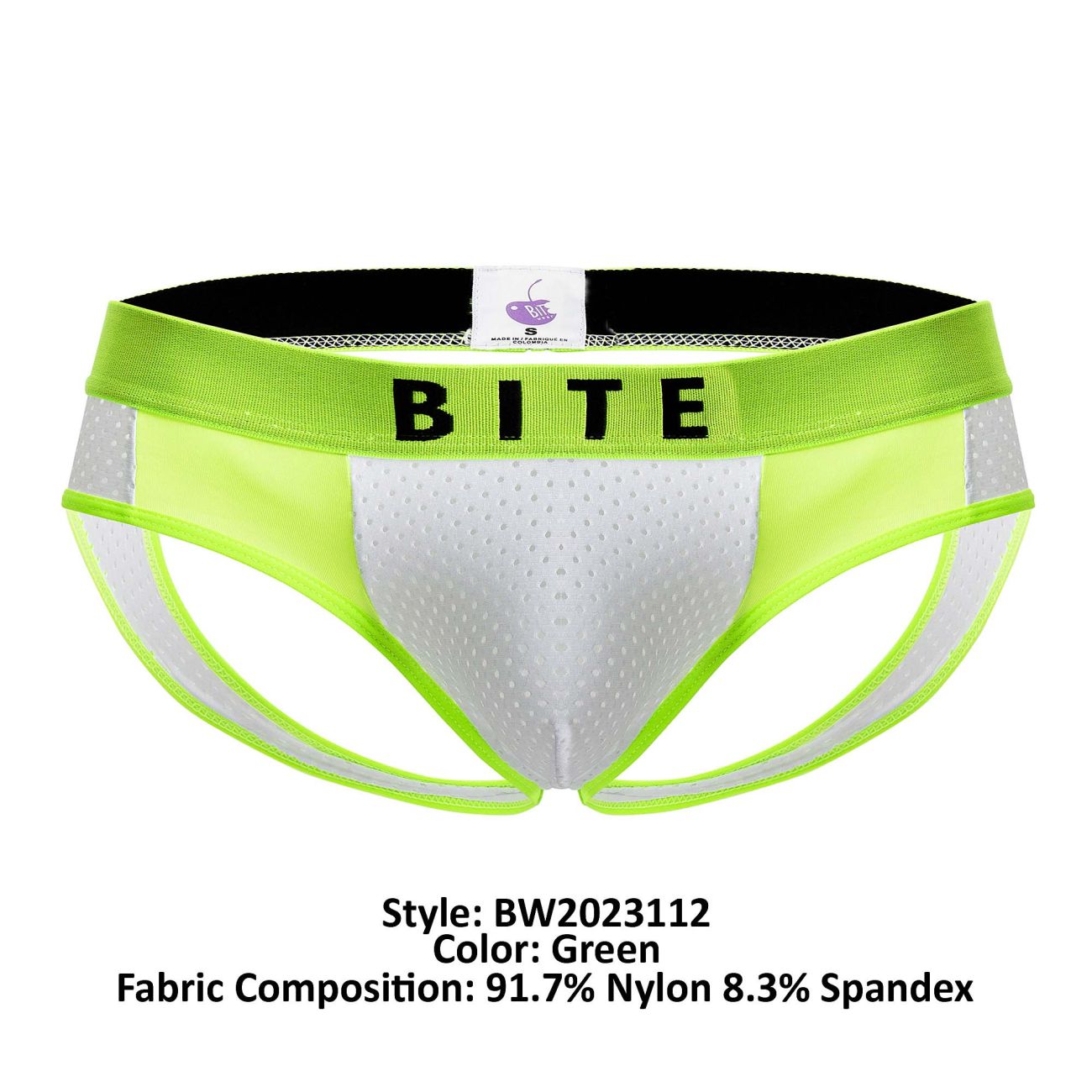 Jockstrap BiteWear BW2023112 Dirty Plum Couleur Vert