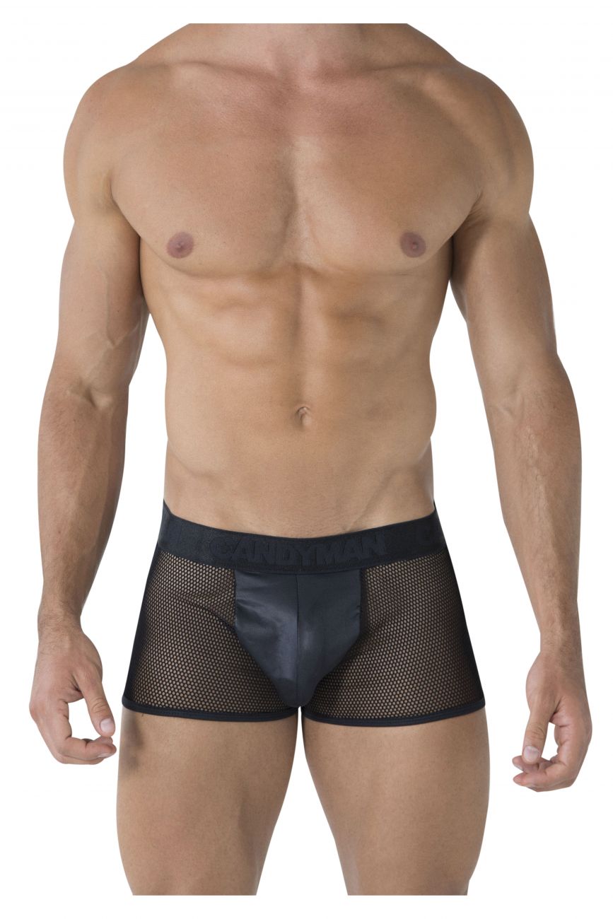 Boxer en maille CandyMan 99479 Couleur Noir