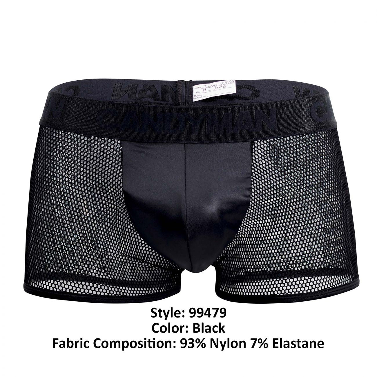 Boxer en maille CandyMan 99479 Couleur Noir