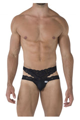 CandyMan 99487 Lace Double Bikini Color Black
