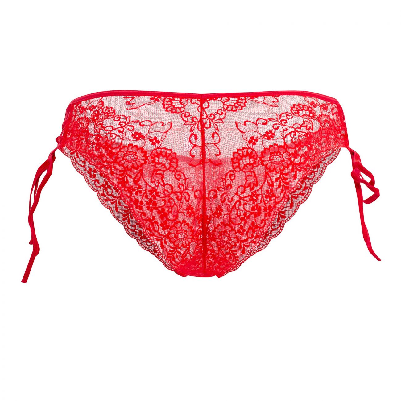 CandyMan 99488 Bikini en dentelle à nouer sur le côté Couleur Rouge