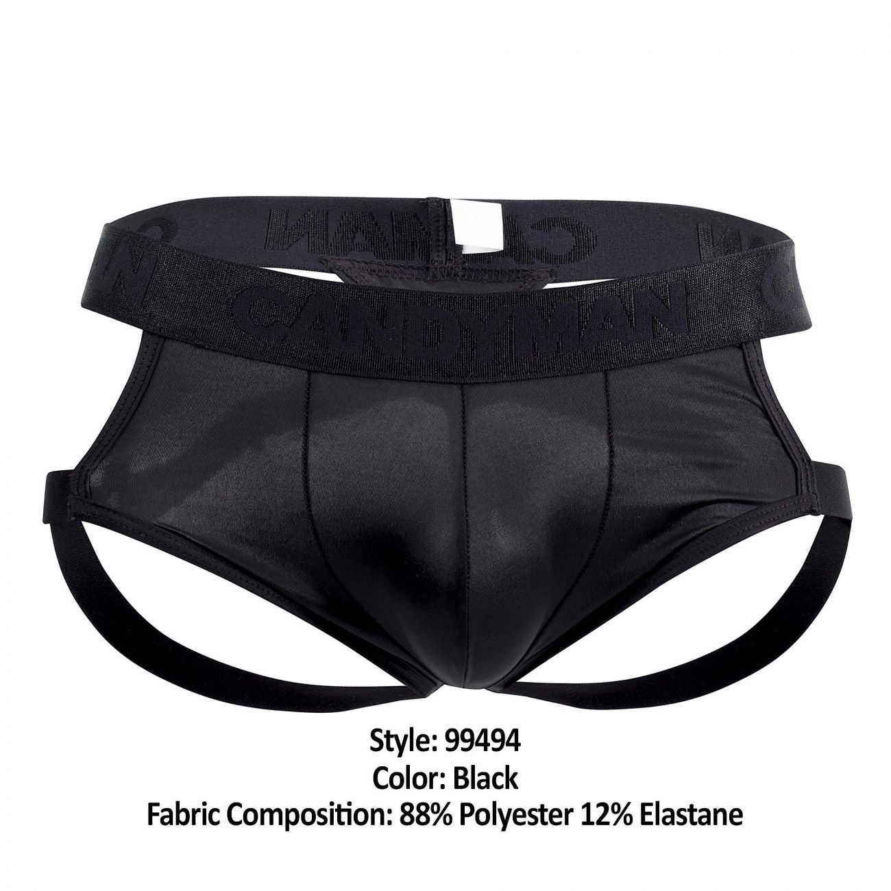 CandyMan 99494 String Jockstrap Couleur Noir