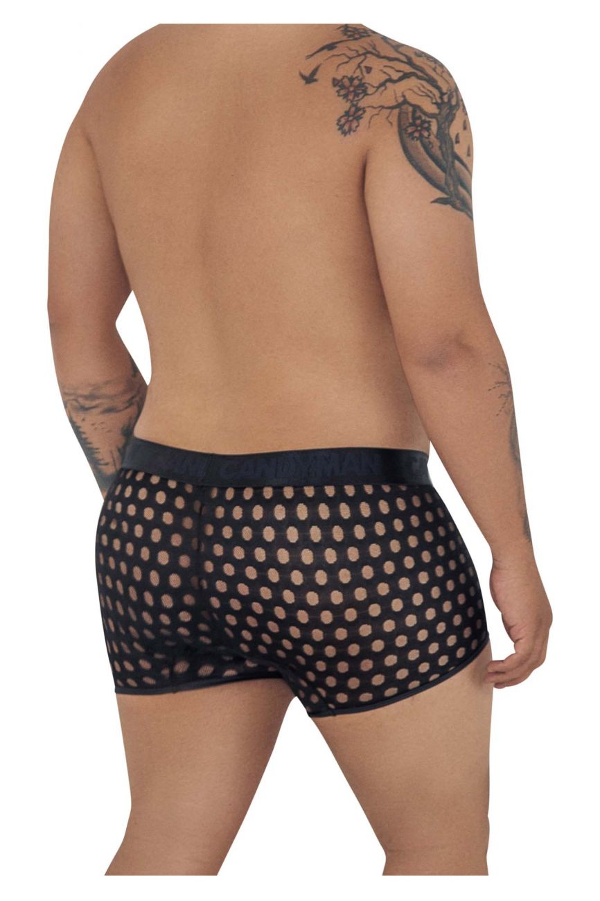 CandyMan 99511X Polka Mesh Badehose Farbe Schwarz