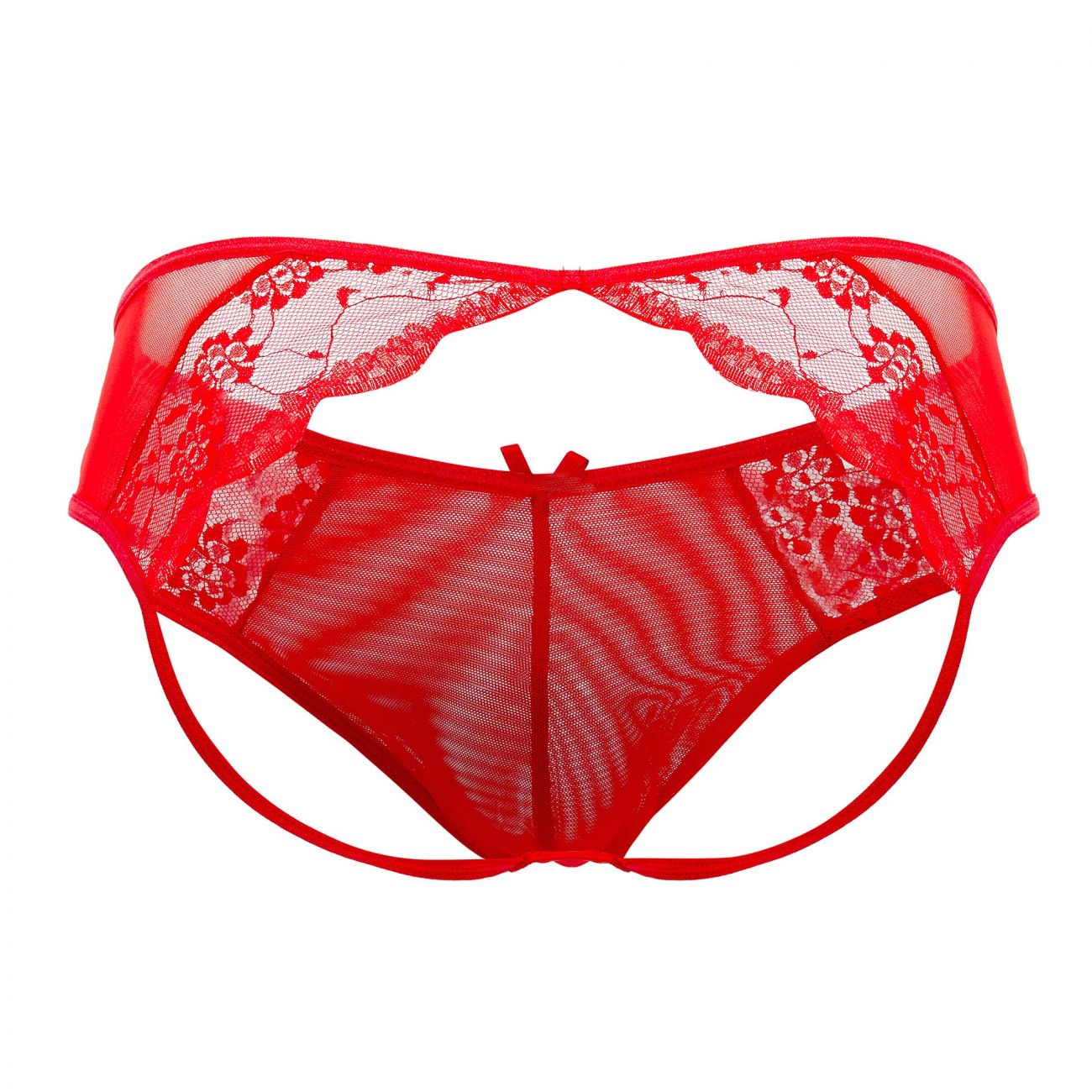 CandyMan 99538 Jockstrap aus Spitze, Farbe Rot