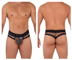 CandyMan 99596 Tangas aus Netzspitze, Farbe Schlangenmuster