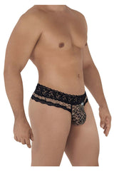 CandyMan 99596 Tangas aus Netzspitze, Farbe Schlangenmuster