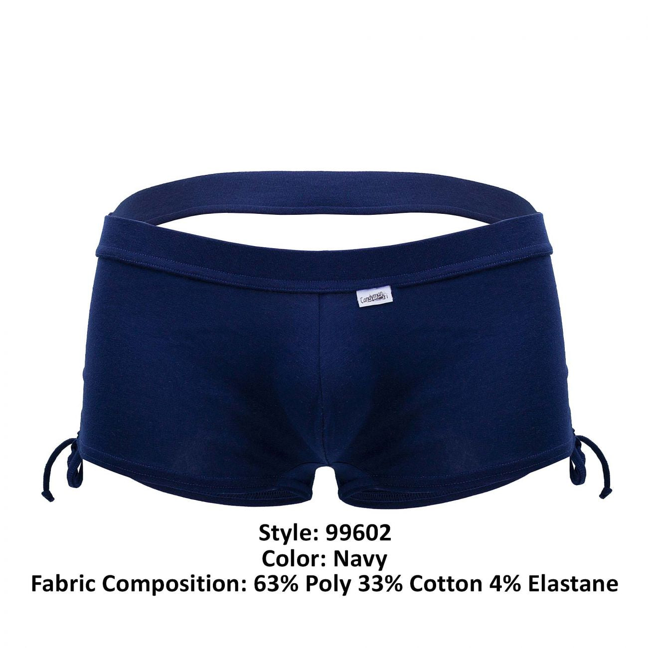 CandyMan 99602 Lounge Pajama Shorts Color Navy