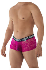 CandyMan 99616 Trouble Maker Lace Trunks Color Pink