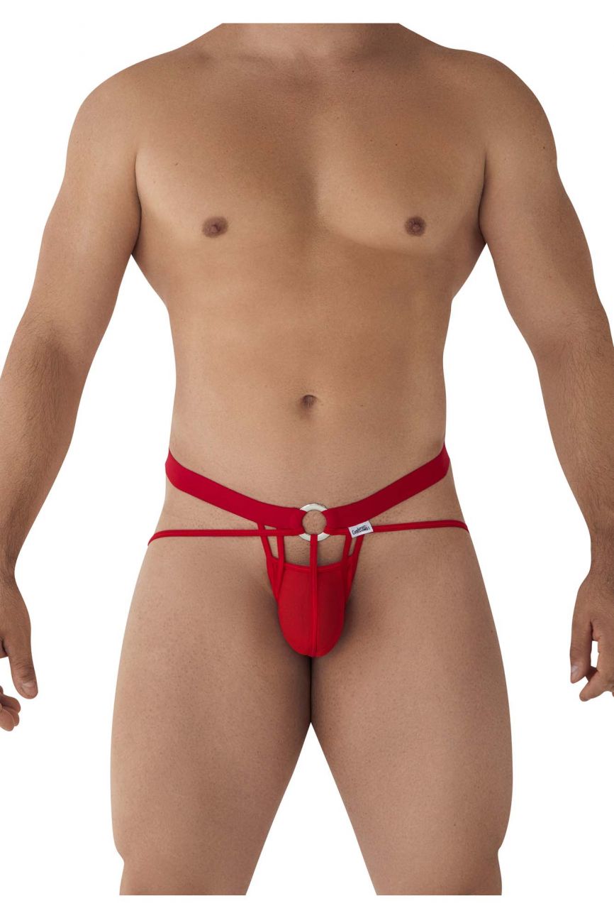 CandyMan 99617 Mesh Cage Jockstrap Color Red