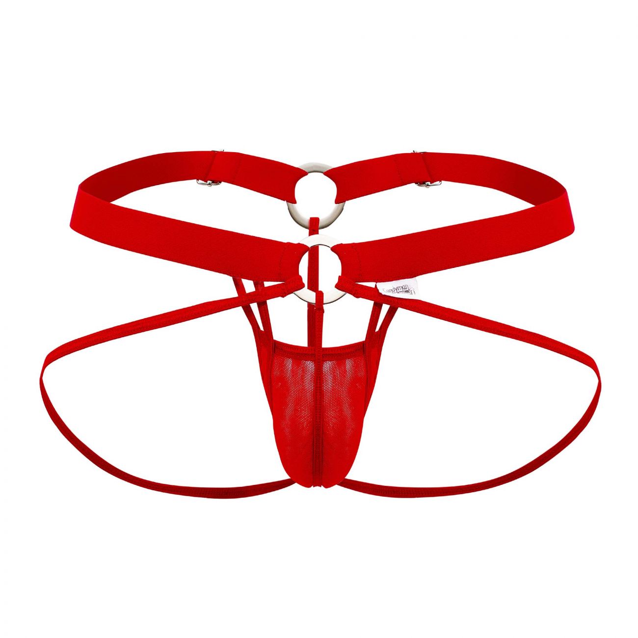 CandyMan 99617 Mesh Cage Jockstrap Color Red