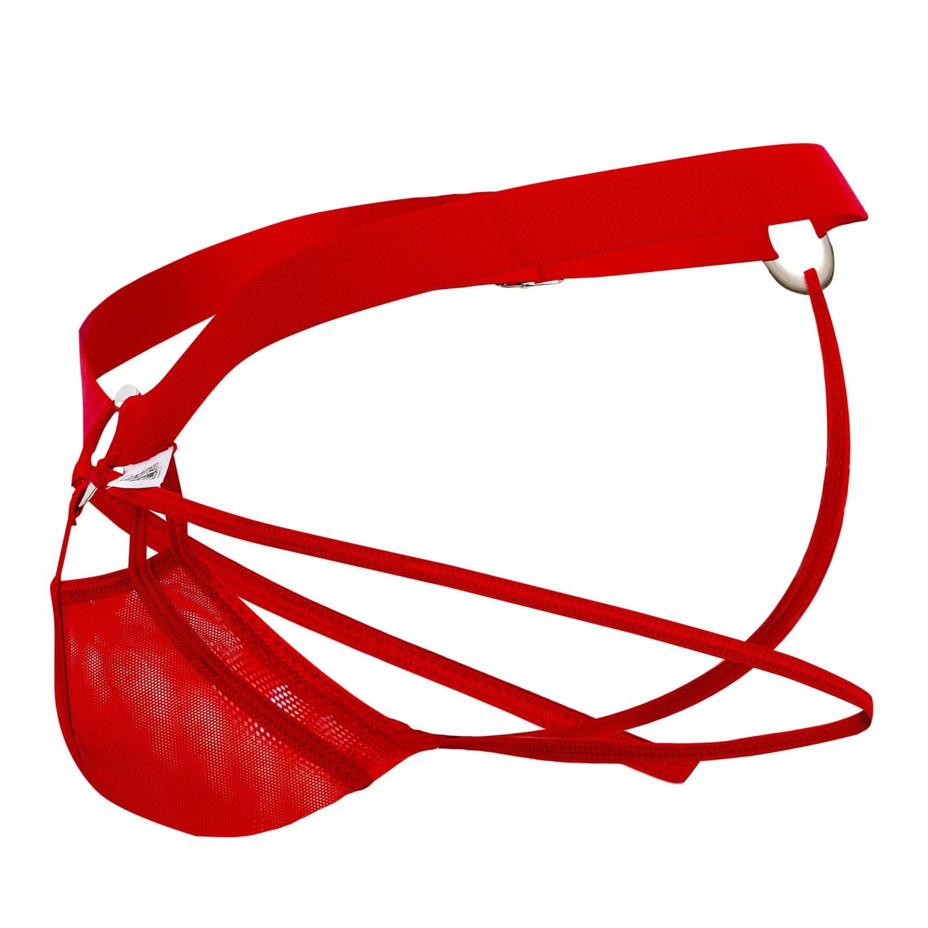 CandyMan 99617 Mesh Cage Jockstrap Color Red