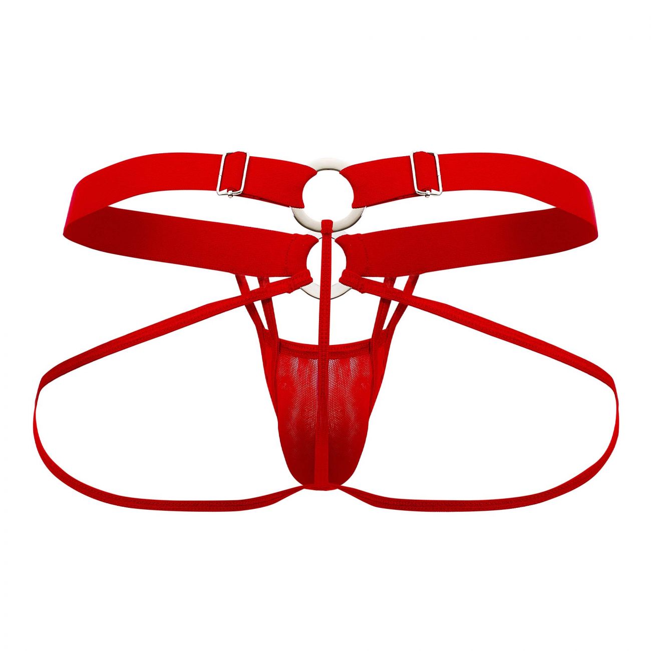 CandyMan 99617 Mesh Cage Jockstrap Color Red