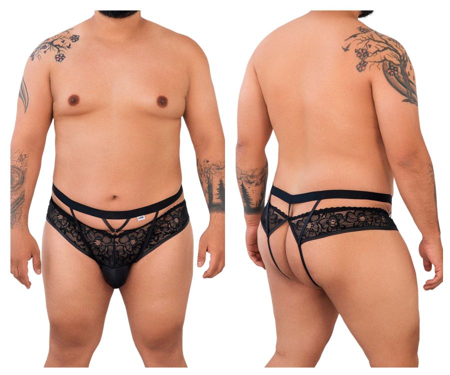 CandyMan 99627X Lace Jockstrap Color Black