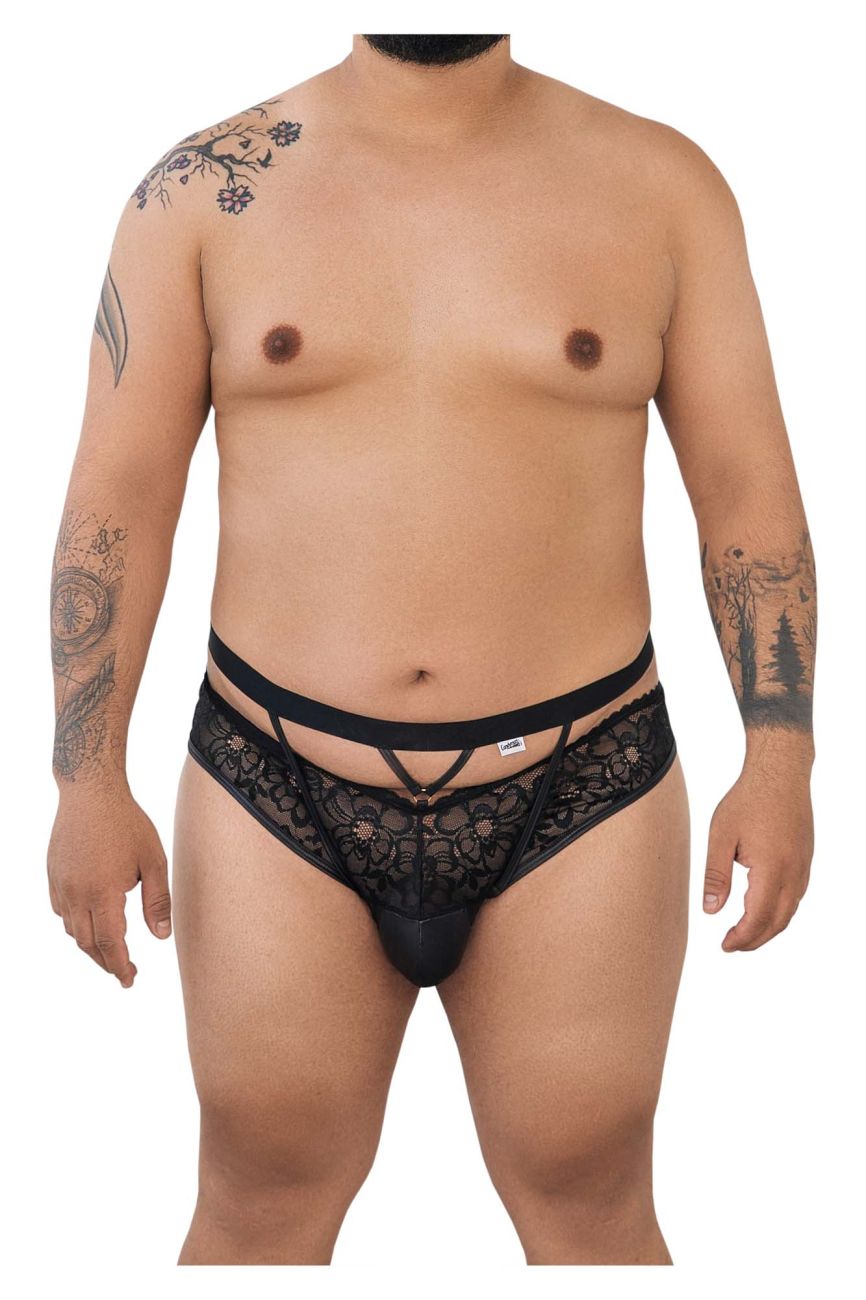 CandyMan 99627X Lace Jockstrap Color Black