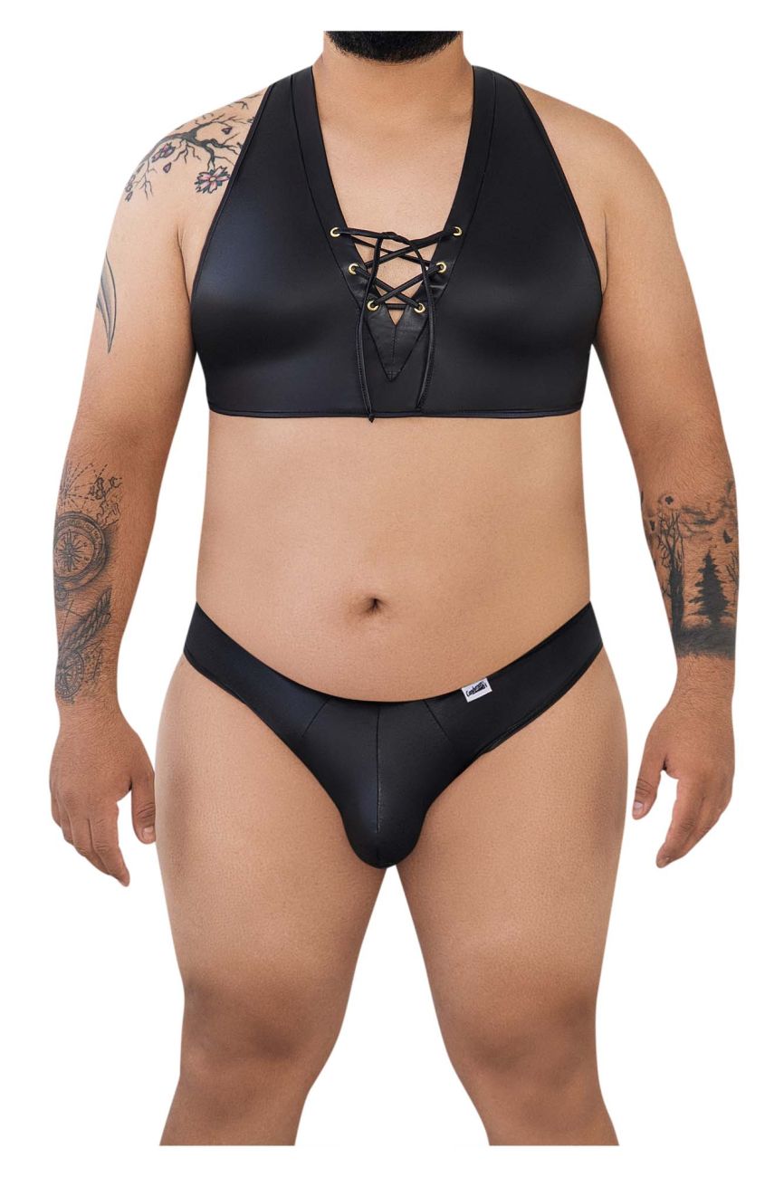 Ensemble deux pièces haut et slip CandyMan 99628X Couleur Noir