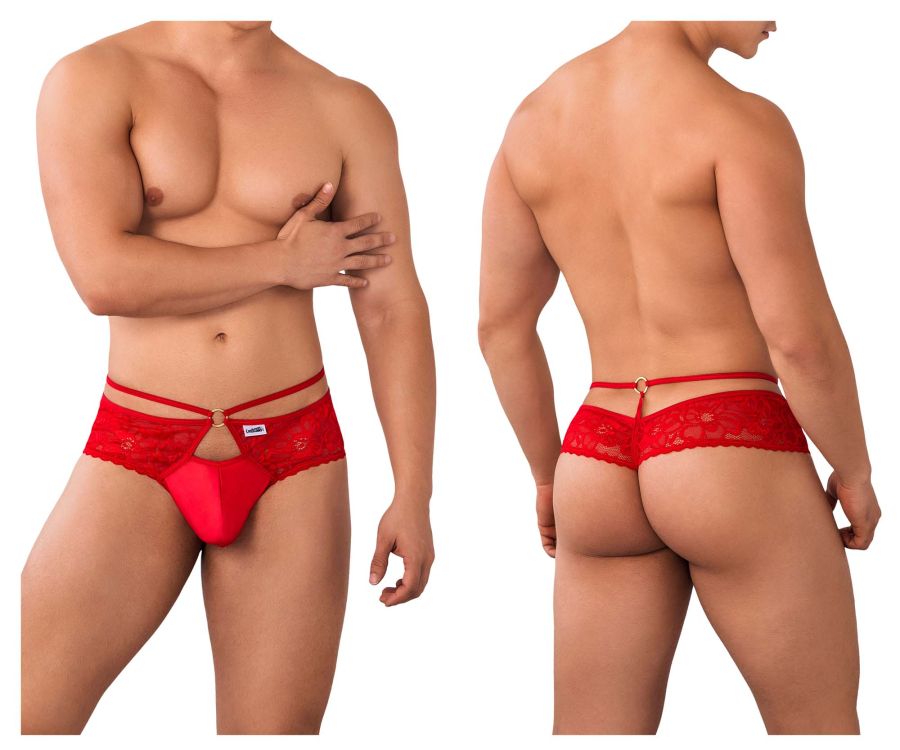String en dentelle CandyMan 99647 Couleur Rouge