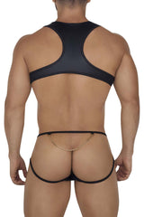 CandyMan 99682 Harness Jock Two Piece Set Color Black